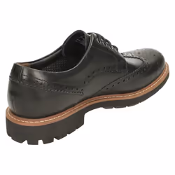 Mens Clarks Formal Brogues Batcombe Wing - G Fit - UK 6.5, Black