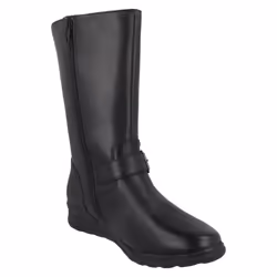 Girls Clarks Mid Calf Boots Mariel Star - F Fit - UK 10.5 Child, Black
