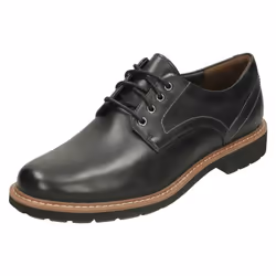 Mens Clarks Smart Lace Up Shoes Batcombe Hall - G Fit - UK 9, Black