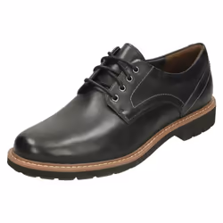 Mens Clarks Smart Lace Up Shoes Batcombe Hall - G Fit - UK 12, Black