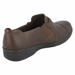 Ladies Clarks Smart Flats Cheyn Madi - D Fit - Brown, UK 5.5