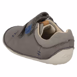 Boys Clarks First Shoes Tiny Toby - H Fit - UK 2.5 Infant, Grey