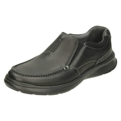 Mens Clarks Casual Shoes Cotrell Free - G Fit - UK 7, Black