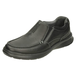 Mens Clarks Casual Shoes Cotrell Free - G Fit - UK 10, Black