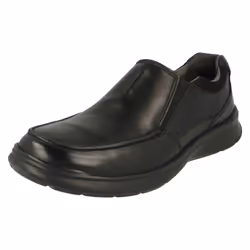 Mens Clarks Casual Shoes Cotrell Free - G Fit - Black, UK 11