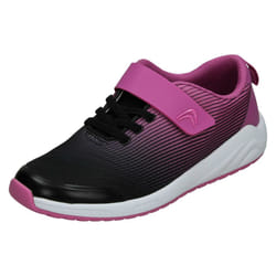 Childrens Clarks Unisex Casual Trainers Aeon Pace - Pink, UK 9.5 Child