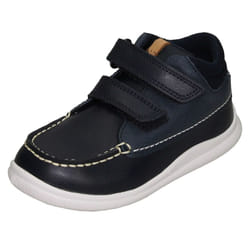 Unisex Childrens Clarks Ankle Boots Cloud Tuktu 19 - F Fit - Navy, UK 4.5 Infant