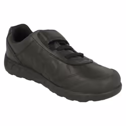 Boys Clarks Hook & Loop Fastening School Shoes Leader Pass - G Fit - UK 10 Child, Black