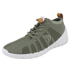) Childrens Boys Girls Clarks Casual Trainers Sprint Aero - G Fit - UK 13 Child, Khaki (Green