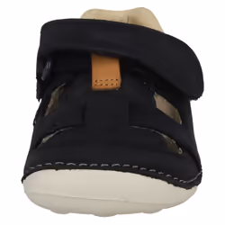 ) Boys Clarks Casual Shoes Tiny Ash - G Fit - UK 2 Infant, Navy (Blue