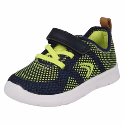 ) Childrens Unisex Clarks Lightweight Trainers Ath Flux - F Fit - UK 5 Infant, Navy Combi (Blue