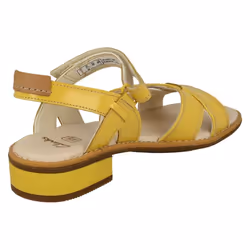 Girls Clarks Strappy Sandals Darcy Charm - F Fit - UK 11.5 Child, Yellow