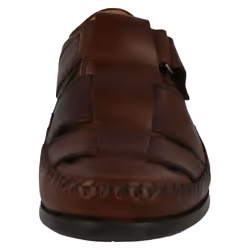 ) Mens Clarks Casual Strapped Sandals Un Gala Strap - G Fit - UK 10, Dark Tan (Brown