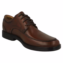 ) Mens Clarks Formal Lace Up Shoes Un Aldric Park - G Fit - UK 8, Tan (Brown