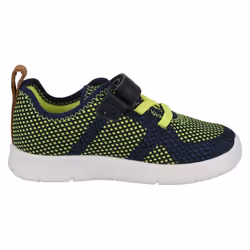 ) Childrens Unisex Clarks Lightweight Trainers Ath Flux - G Fit - UK 4 Infant, Navy Combi (Blue
