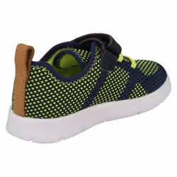 ) Childrens Unisex Clarks Lightweight Trainers Ath Flux - G Fit - UK 4 Infant, Navy Combi (Blue
