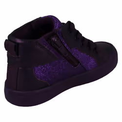 Girls Clarks Casual Ankle Boots City Oasis HT - F Fit - Purple, UK 5 Infant