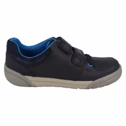 ) Boys Clarks Casual Shoes Tolby Buzz - F Fit - UK 12 Child, Navy (Blue