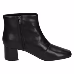 Ladies Clarks Block Heeled Shoes Sheer Rose - D Fit - Black, UK 7