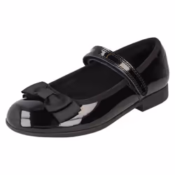 Girls Clarks Formal/School Shoes Scala Tap - F Fit - Black, UK 10.5 Child