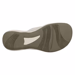 Ladies Clarks Toe Post Sandals Brinkley Sea - D Fit - UK 6, White