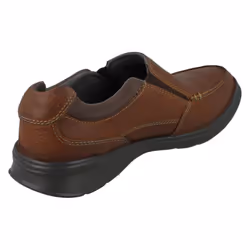 Mens Clarks Casual Shoes Cotrell Free - H Fit - Tobacco, UK 7.5