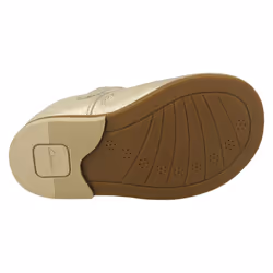 Girls Clarks T-Bar Shoes Drew Shine - G Fit - Gold, UK 4 Infant