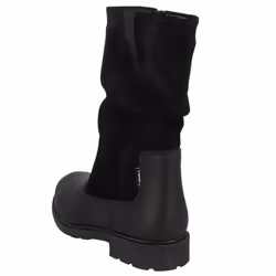 Girls Clarks Waterproof Zip Up Boots Astrol Rise - F Fit - Black, UK 10.5 Child
