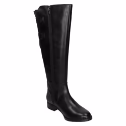 Ladies Clarks Knee High Boots Netley Whirl - E Fit - Black, UK 4