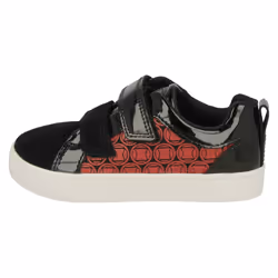 ) Boys Clarks Marvel Superhero Casual Shoes City Hero Lo - G Fit - UK 7 Infant, Black/Red (Black