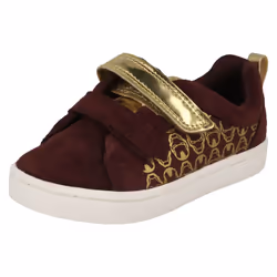 Boys Clarks Marvel Superhero Casual Shoes City Hero Lo - G Fit - UK 4 Infant, Red