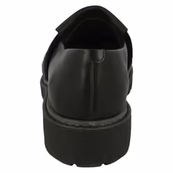 Ladies Clarks Flat Loafer Inspired Shoes Alexa Ruby - D Fit - Black, UK 3.5