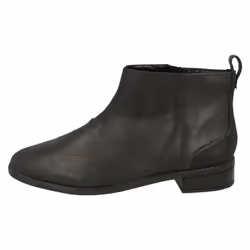 Girls Clarks Ankle Boots Drew Moon - G Fit - UK 6.5 Child, Black