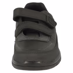 Boys Clarks Hook & Loop School Shoes Venture Walk - E Fit - UK 10 Child, Black