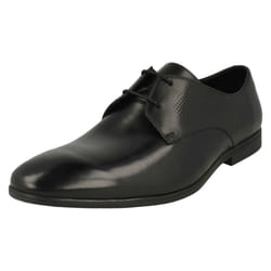 Mens Formal Lace Up Shoes Bampton Walk - G Fit - UK 6.5, Black
