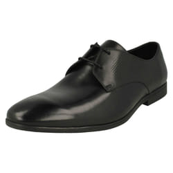 Mens Formal Lace Up Shoes Bampton Walk - G Fit - UK 7, Black