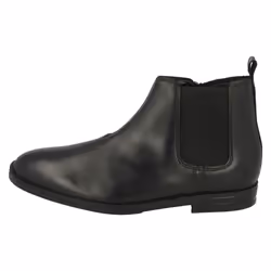 Boys Clarks Smart Boots Rufus Trail - G Fit - UK 3 Child, Black