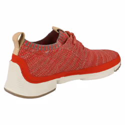 Mens Clarks Casual Lace Up Trainers Tri Native - G Fit - UK 9.5, Red