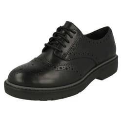 Ladies Clarks Lace Up Casual Shoes Alexa Darcy - D Fit - UK 3.5, Black
