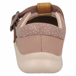 Girls Clarks Casual T-Bar Shoes Cloud Rosa - F Fit - UK 5.5 Infant, Pink