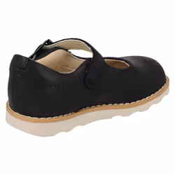 ) Girls Clarks Air Spring Casual Shoes Crown Honor - F Fit - UK 4.5 Infant, Navy (Blue