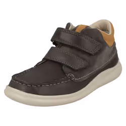 Boys First Shoes By Clarks Ankle Boots Cloud Tuktu - F Fit - UK 4 Infant, Grey
