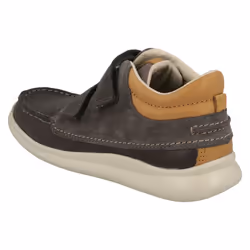 Boys First Shoes By Clarks Ankle Boots Cloud Tuktu - F Fit - UK 4 Infant, Grey