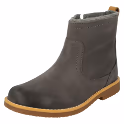 Girls Clarks Stylish Ankle Boots Comet Frost - G Fit - UK 4 Infant, Grey