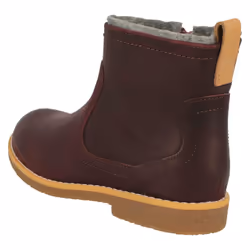 ) Girls Clarks Stylish Ankle Boots Comet Frost - F Fit - UK 4 Infant, Burgundy (Purple