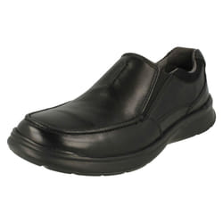 Mens Clarks Casual Shoes Cotrell Free - G Fit - UK 7, Black