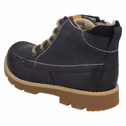 ) Boys Clarks Casual Boots Comet Moon - F Fit - UK 12 Child, Navy (Blue