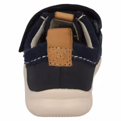 ) Boys Clarks Casual Shoes Cloud Sea - F Fit - UK 4 Infant, Navy (Blue