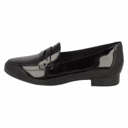Ladies Clarks Court Shoes Un Cosmo Step - E Fit - Black, UK 3