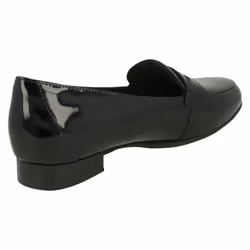 Ladies Clarks Court Shoes Un Cosmo Step - E Fit - Black, UK 8
